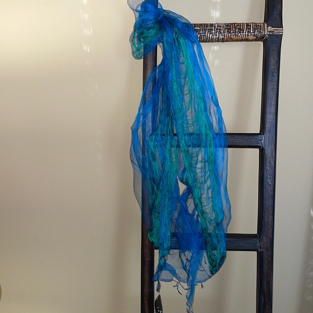 100% Silk Zazou Floating Threads Shawl